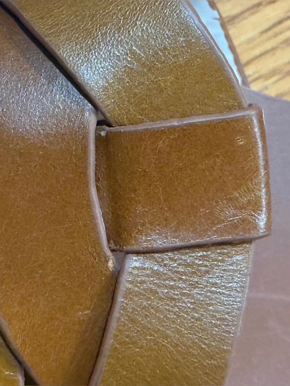 ZARA Basic Women’s 39 8-8.5? Crossover Flat Sandals Slides Criss Cross Leather? - Picture 12 of 12